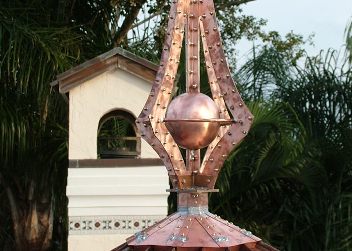 custom roof accessories - copper spires