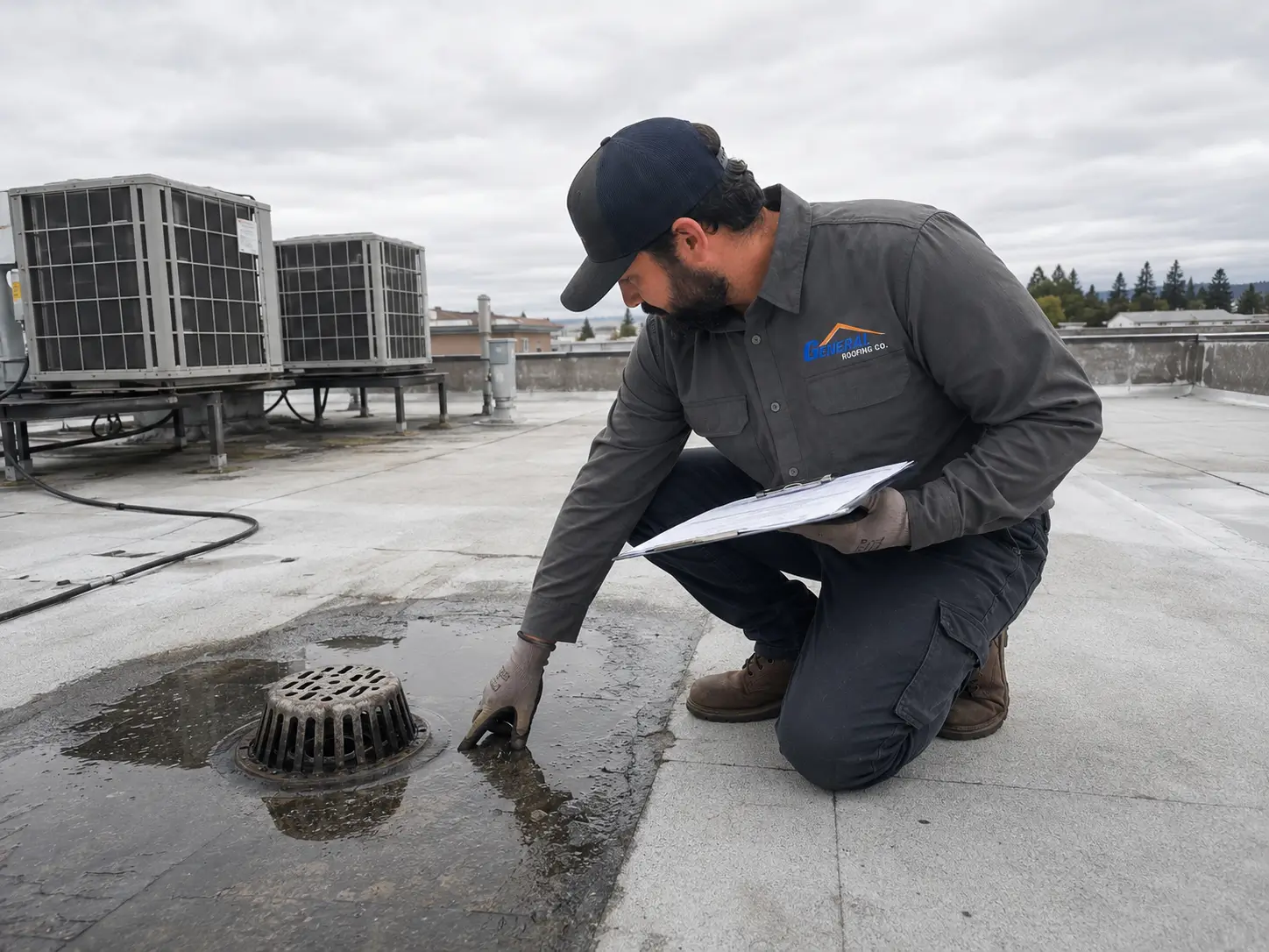 commercial roof inspection